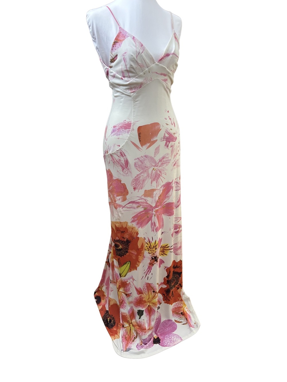 Roberto Cavalli SS2002 Floral Lily Maxi Dress